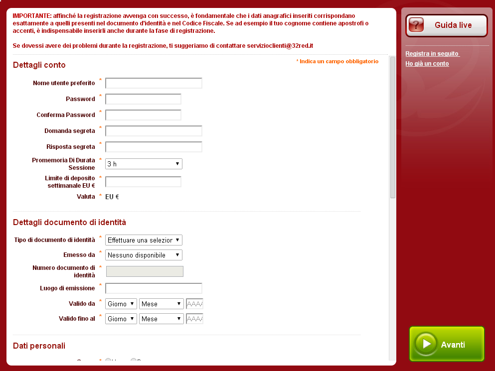 32red_registrazione