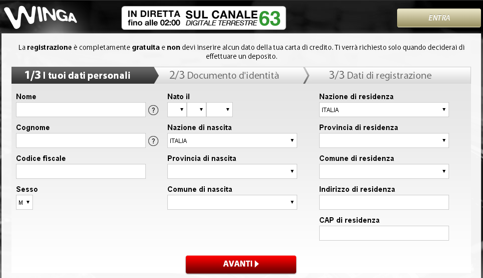 winga_registrazione