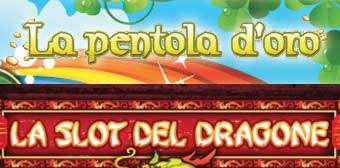 loghi Slot machine La pentola d'oro e La slot e il drogone