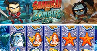 Loghi slot Poseidone e Samurai Vs Zombie