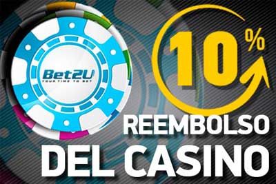 bonus rimborso casino bet2u