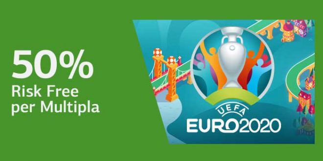 LsBet: bonus 50% fino a 100 euro su Europei 2020