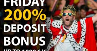 Bet2U offre un bonus ricarica del venerdì fino a 1.000 euro
