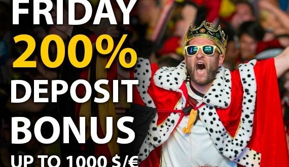 Bet2U offre un bonus ricarica del venerdì fino a 1.000 euro