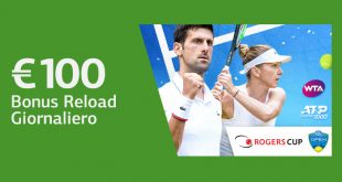 100 euro bonus LsBet su Rogers Cup e Cincinnati Masters