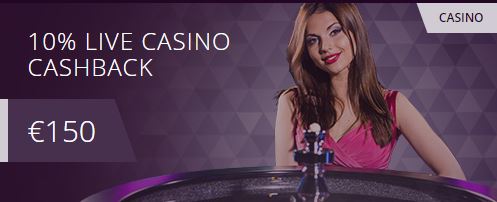 malina live casino bonus cashback
