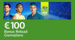 Bonus ricarica ATP finals 100 euro da LsBet