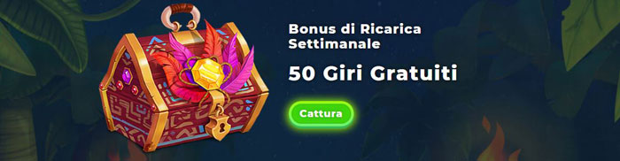 wazamba bonus 50 giri gratis