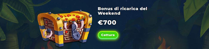 wazamba bonus ricarica weekend