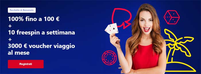 betmaster casino bonus benvenuto