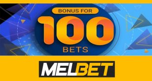 Nuovo Bonus 100 bets da Melbet