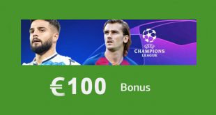 Bonus ottavi Champions: 100€ da LsBet