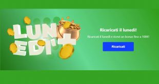 Ricaricati il lunedì con Betmaster Casinò