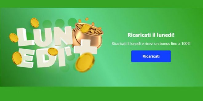 Ricaricati il lunedì con Betmaster Casinò