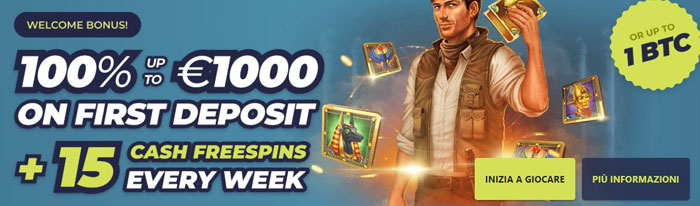 casinoin bonus 1000 euro