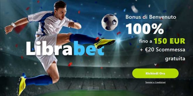 librabet nuovo bonus sport 150 + 20 euro