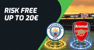 Promo Evobet: scommetti su Manchester City vs Arsenal