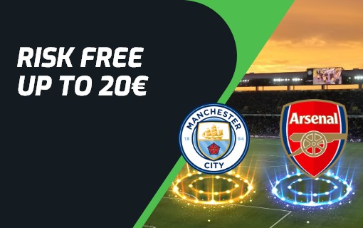 Promo Evobet: scommetti su Manchester City vs Arsenal