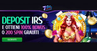 Nuovo bonus di benvenuto da 7bit casino