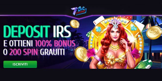 Nuovo bonus di benvenuto da 7bit casino