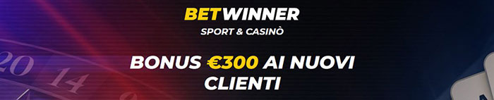 betwinner bonus benvenuto