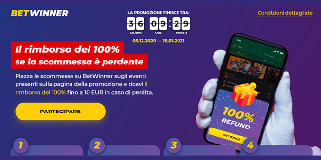 Christmas Miracles: nuova offerta rimborso da Betwinner