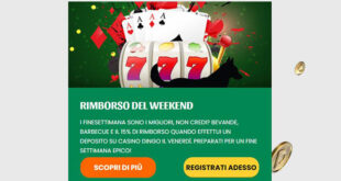 dingo casino rimborso weekend