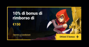 zet casino 10 per cento di rimborso