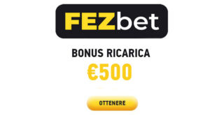 Bonus ricarica fino a 500 euro con Fezbet