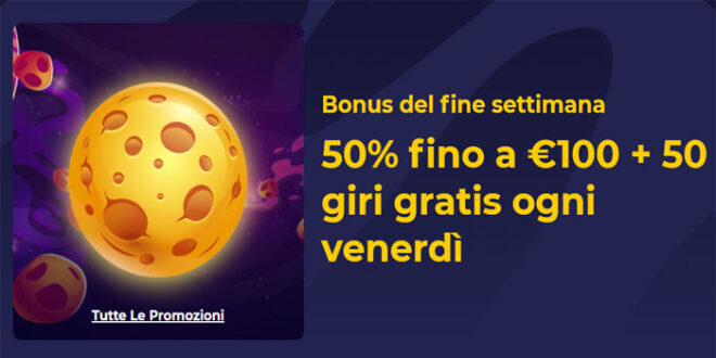 Bonus del fine settimana Cosmic Slot